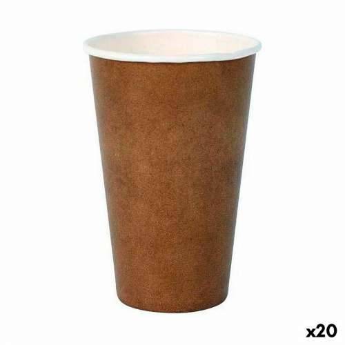 Set Čaša Algon Jednokratne Karton kraft papir 10 Dijelovi 350 ml (20 kom.) Cijena