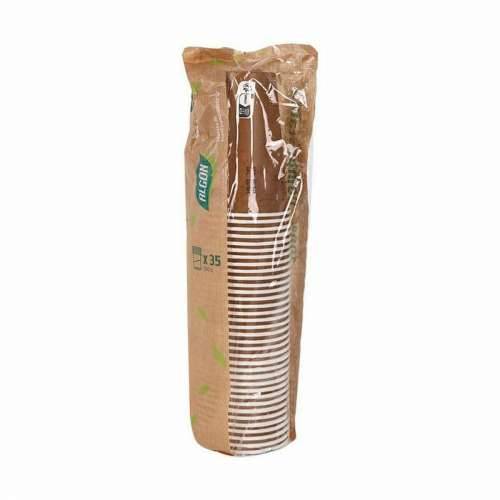 Set Čaša Algon Jednokratne Karton kraft papir 10 Dijelovi 350 ml (20 kom.) Cijena