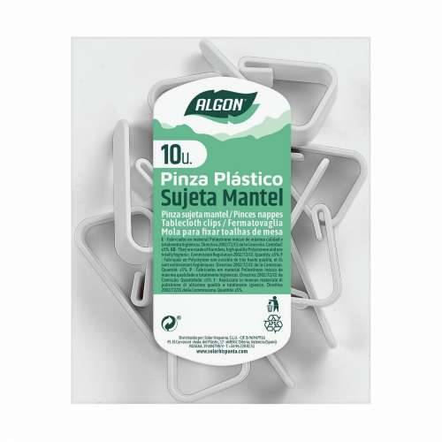 Držač za Stolnjake Algon set Bijela 10 Dijelovi 3,90 x 1,30 x 5,50 cm (24 kom.) Cijena