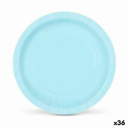 Set tanjura Algon Jednokratne Karton Plava 10 Dijelovi 20 cm (36 Jedinice) Cijena