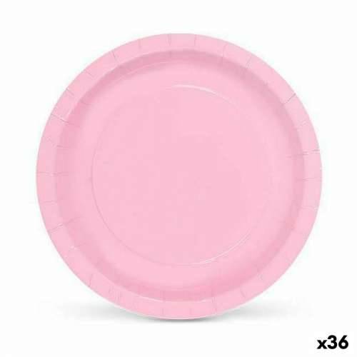 Set tanjura Algon Jednokratne Karton 20 cm Roza 10 Dijelovi (36 Jedinice) Cijena