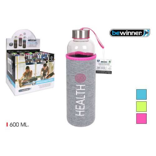 Staklena Boca s Neoprenskom Navlakom Bewinner 600 ml (12 kom.) Cijena