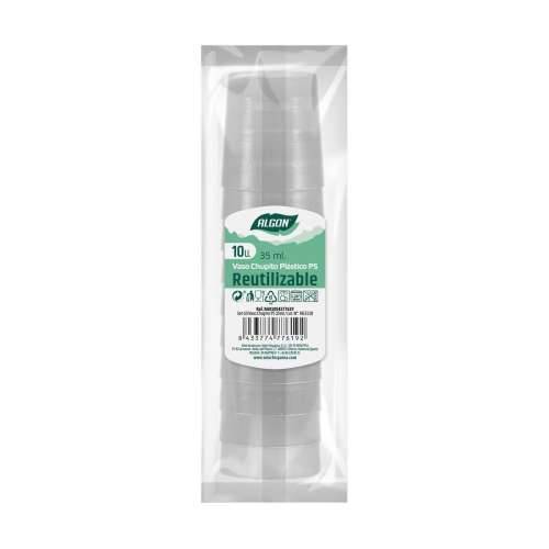 Set Čašica za Žestoka Pića Algon Za višekratnu uporabu Providan 10 Dijelovi 35 ml (50 kom.) Cijena