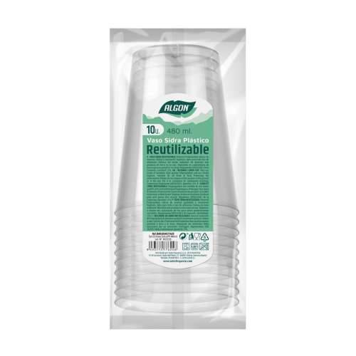 Set čaša za višekratnu upotrebu Algon Jabukovača Providan 10 Dijelovi 480 ml (20 kom.) Cijena