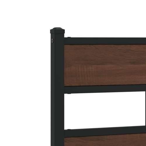 Uzglavlje smeđa boja hrasta 75 cm čelik i konstruirano drvo Smeđi hrast 75 cm 1 Cijena