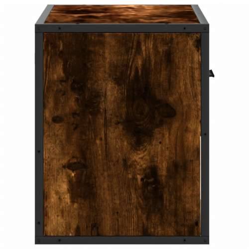 TV ormarić boja dimljenog hrasta 60x31x39,5 cm drveni i metal - Dimljeni hrast 1 60 cm Cijena