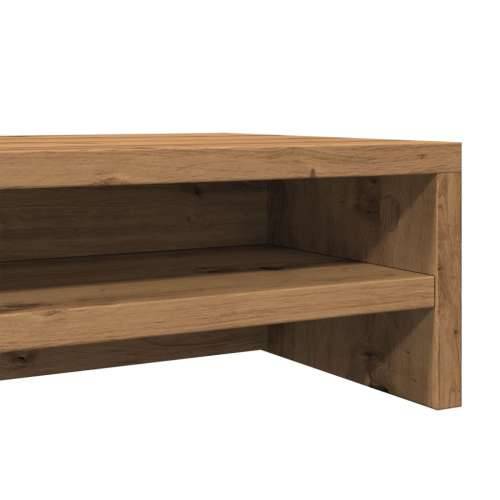 Stalak za monitor boja hrasta 100x24x13 cm konstruirano drvo - hrast artisan 1 Cijena