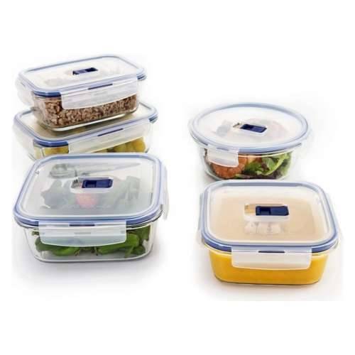 Set kutija za užinu Luminarc Pure Box Active (5 pcs) Dvobojan Staklo 43 x 32 x 18 cm (5 kom.) Cijena