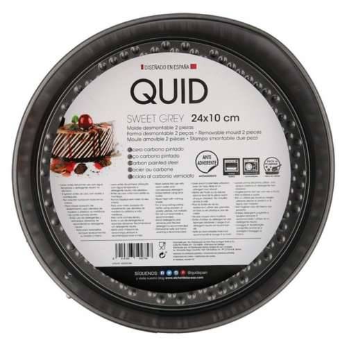 Odvojivi Kalup Quid Sweet Grey Crna Metal 24 x 10 cm Cijena