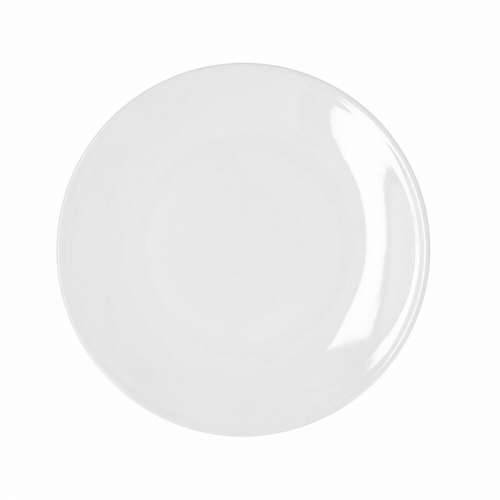 Plakans šķīvis Bidasoa Glacial Coupe Bijela Keramika 25 cm (6 kom.) (Pack 6x) Cijena