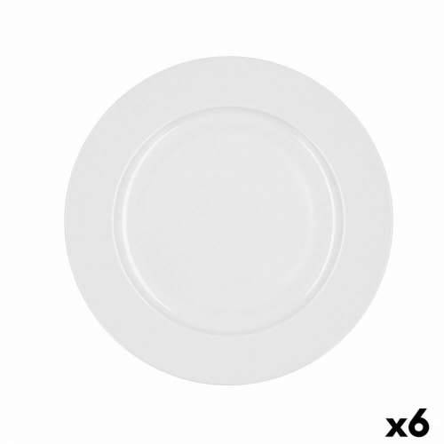 Plakans šķīvis Bidasoa Glacial Keramika Bijela (25 cm) (Pack 6x) Cijena