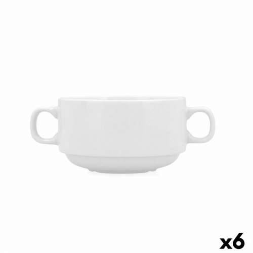 šalica za Consommé Bidasoa Glacial Bijela 300 ml (6 kom.) (Pack 6x) Cijena