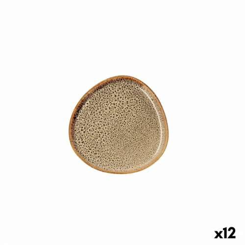Plakans šķīvis Bidasoa Ikonic Keramika Smeđa (11 x 11 x 11 cm) (Pack 12x) Cijena