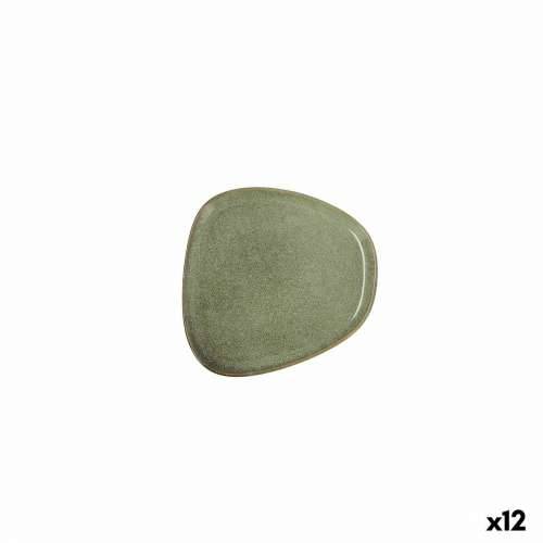 Plakans šķīvis Bidasoa Ikonic Keramika Zelena (14 x 13,6 cm) (Pack 12x) Cijena