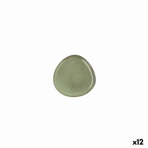 Plakans šķīvis Bidasoa Ikonic Keramika Zelena (11 x 11 cm) (Pack 12x) Cijena