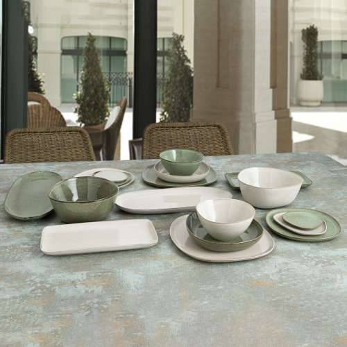 Plakans šķīvis Bidasoa Ikonic Keramika Zelena (11 x 11 cm) (Pack 12x) Cijena