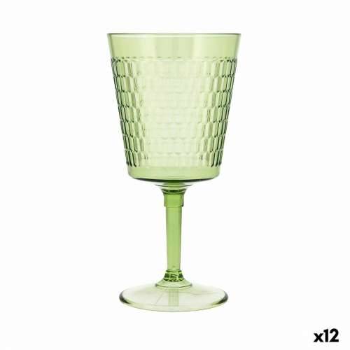 Čaša za vino Quid Viba Zelena Plastika 420 ml (12 kom.) (Pack 12x) Cijena