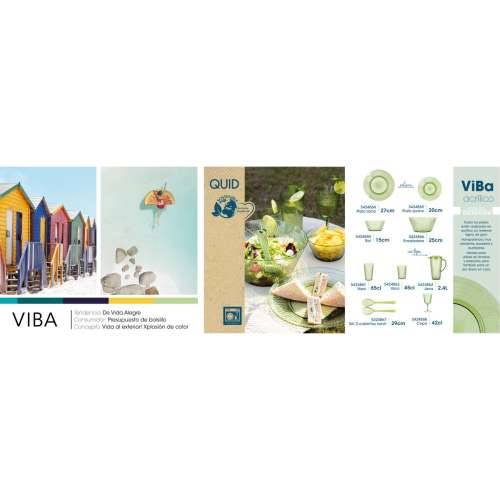Čaša za vino Quid Viba Zelena Plastika 420 ml (12 kom.) (Pack 12x) Cijena