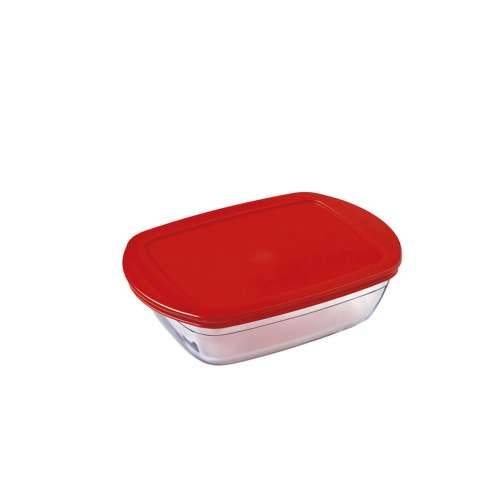 Pravokutna Kutija za Ručak s Poklopcem Ô Cuisine Cook & Store Crvena 1,1 L 23 x 15 x 6,5 cm Silikon Staklo (6 kom.) Cijena