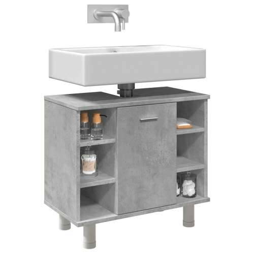 Kupaonski ormarić boja betona 60x32x53,5 cm konstruirano drvo - Beton siva 1 Cijena
