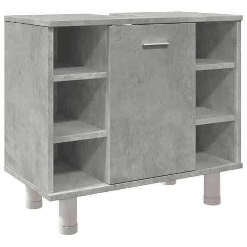 Kupaonski ormarić boja betona 60x32x53,5 cm konstruirano drvo - Beton siva 1 Cijena