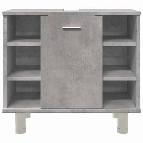 Kupaonski ormarić boja betona 60x32x53,5 cm konstruirano drvo - Beton siva 1 Cijena