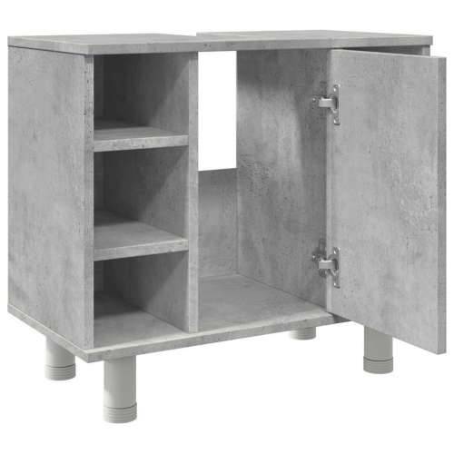 Kupaonski ormarić boja betona 60x32x53,5 cm konstruirano drvo - Beton siva 1 Cijena