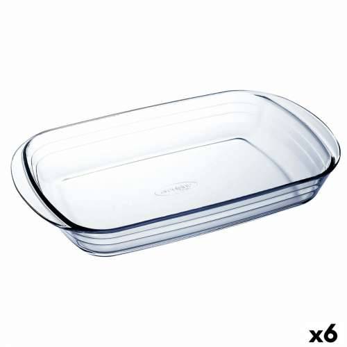 Posuda za Pećnicu Ô Cuisine Ocuisine Vidrio Providan Staklo Pravokutno 40,3 x 26,3 x 7,3 cm (6 kom.) Cijena