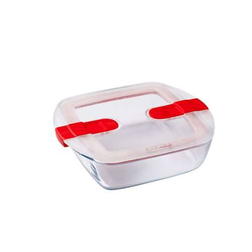 Hermetička Kutija za Ručak Pyrex Cook&heat 1 L 20 x 17 x 6 cm Crvena Staklo (6 kom.) Cijena
