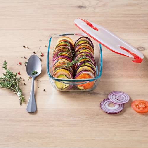 Hermetička Kutija za Ručak Pyrex Cook & Heat 25 x 22 x 7 cm 2,2 L Providan Staklo (4 kom.) Cijena