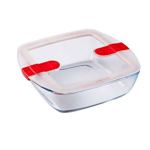 Hermetička Kutija za Ručak Pyrex Cook & Heat 25 x 22 x 7 cm 2,2 L Providan Staklo (4 kom.) Cijena