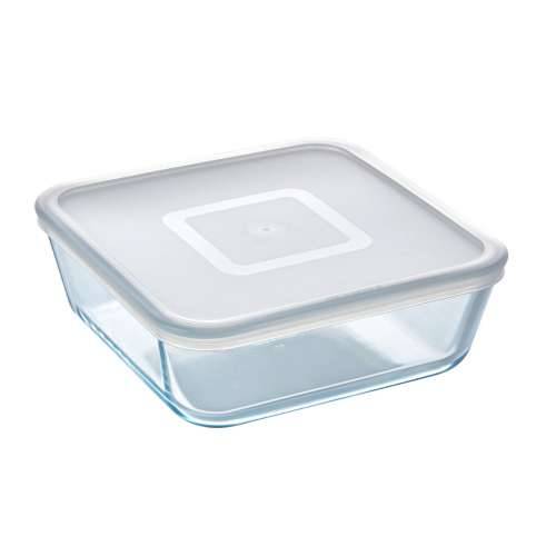 Kvadratna Kutija za Ručak s Poklopcem Pyrex Cook & Freeze 2 L 19 x 19 cm Providan Silikon Staklo (4 kom.) Cijena