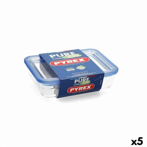 Hermetička Kutija za Ručak Pyrex Pure Glass Providan Staklo (1,5 L) (5 kom.) Cijena