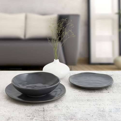 Duboki Tanjur Bidasoa Cosmos Keramika Crna (22 cm) (12 kom.) Cijena