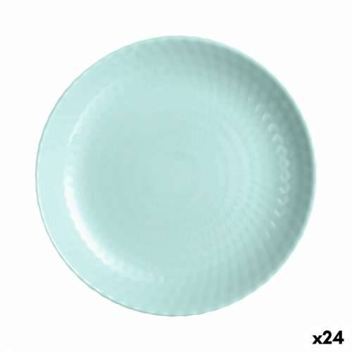 Plakans šķīvis Luminarc Pampille Turkizno Staklo (25 cm) (24 kom.) Cijena