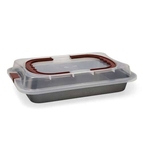 Kalup za Pečenje Quid Sweet Grey Crna Metal 36 x 23 x 4,5 cm S poklopcem (4 kom.) Cijena
