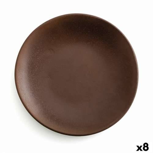 Plakans šķīvis Anaflor Barro Anaflor Smeđa Keramika Kuhana glina Ø 29 cm (8 kom.) Cijena