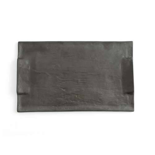 Pladanj za aperitive Quid Mineral Gres Crna Keramika 30 x 18 cm (6 kom.) Cijena