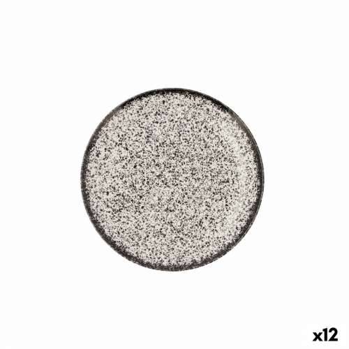Plakans šķīvis Ariane Rock Keramika Crna (Ø 21 cm) (12 kom.) Cijena