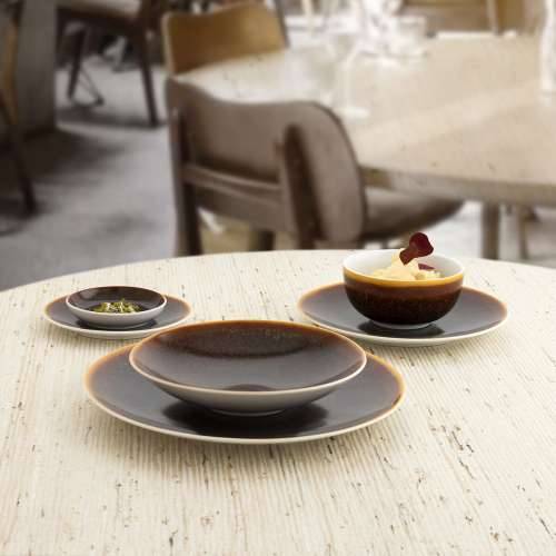 Plakans šķīvis Ariane Decor Keramika Smeđa (10 cm) (24 kom.) Cijena