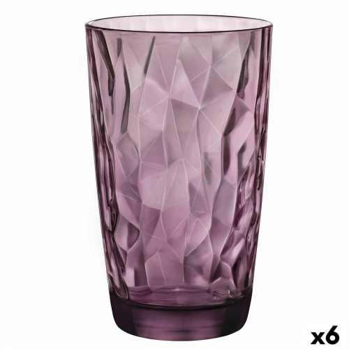 Čaša Bormioli Rocco Diamond Vijoličasta Staklo (470 ml) (6 kom.) Cijena