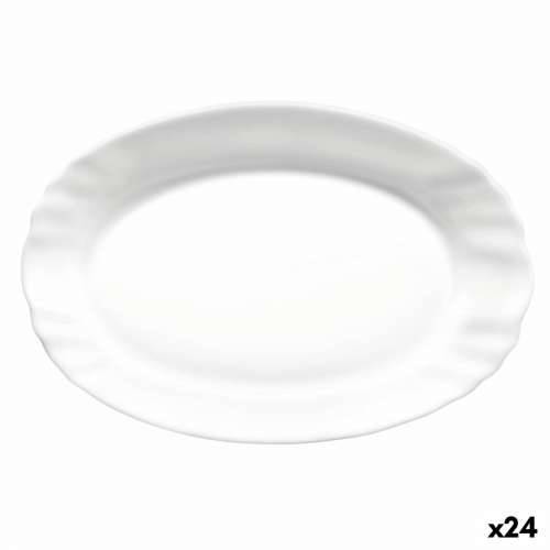 Posuda za Pečenje Bormioli Rocco Ebro ovalno Bijela Staklo (22 cm) (24 kom.) Cijena