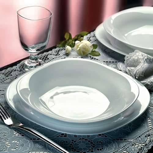 Tanjur za desert Bormioli Rocco Parma Bijela Staklo (24 kom.) Cijena