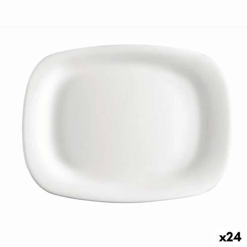 Posuda za Pečenje Bormioli Rocco Parma Pravokutno Bijela Staklo 20 x 28 cm (24 kom.) Cijena