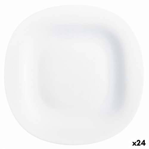 Plakans šķīvis Luminarc Carine Bijela Staklo (Ø 26 cm) (24 kom.) Cijena