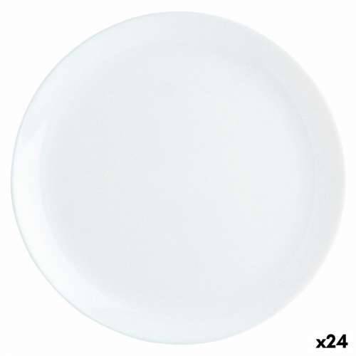 Plakans šķīvis Luminarc Diwali Bijela Staklo (Ø 27 cm) (24 kom.) Cijena