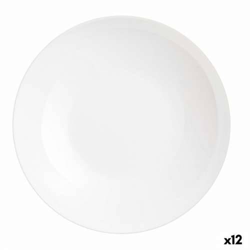 Plakans šķīvis Luminarc Friends Time Bijela Staklo Ø 26 cm višenamjenski (12 kom.) Cijena