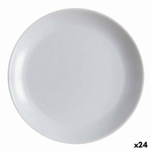 Plakans šķīvis Luminarc Diwali Granit Siva Staklo 25 cm (24 kom.) Cijena