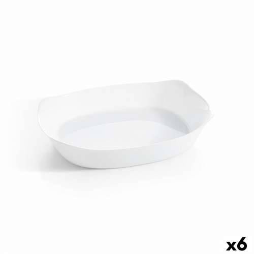 Posuda za Pečenje Luminarc Smart Cuisine Pravokutno Bijela Staklo 38 x 27 cm (6 kom.) Cijena