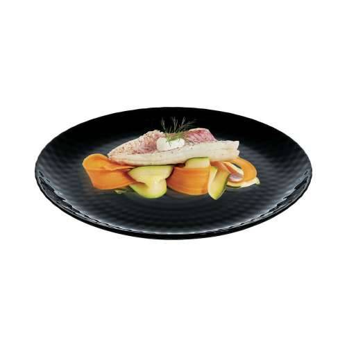 Plakans šķīvis Luminarc Pampille Crna Staklo (25 cm) (24 kom.) Cijena